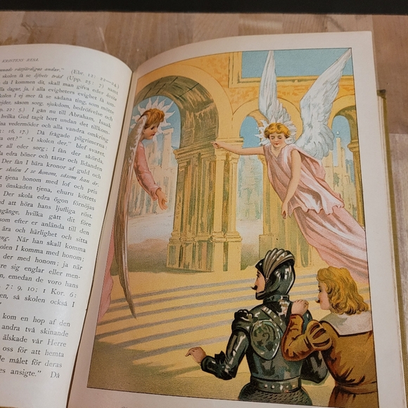 Antique 1891 Swedish Kristen's Och Resa Bio Book - Picture 5 of 11